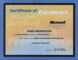 Microsoft Certified Systems Engineer Certification